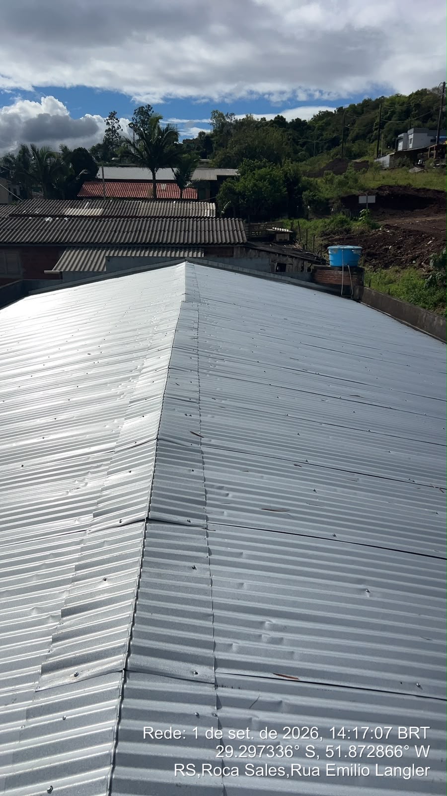 Foto da obra Ampliação e reforma da EMEI Arco Íris